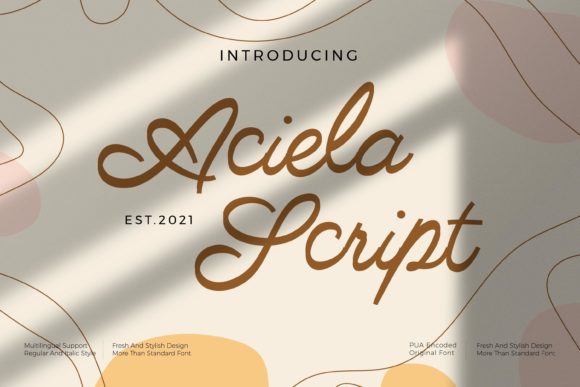 Aciella Script: The Vintage Charm Your Brand Needs