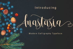 Anastasia Script: A Modern Handwritten Font for Creative Projects