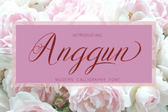 Anggun Script: A Modern Touch for Elegant Design