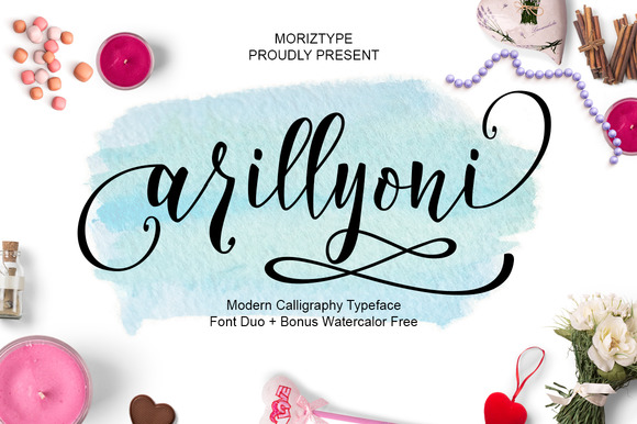 Arillyoni Script: The Modern Handwritten Font Duo for Creative Projects