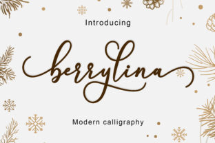 Berrylina Script: Dynamic Swashes for Modern Branding