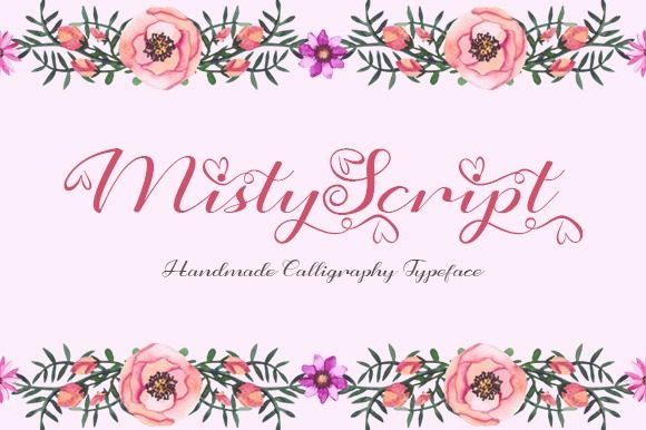 Discover the Handmade Charm of Misty Script