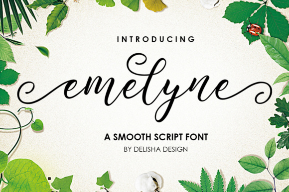 Emelyne Script Font: A Modern Calligraphy Essential