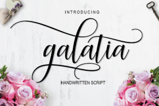 Galatia Script: A Modern Handwritten Font with Timeless Appeal