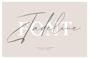 Jadeline Script: Elevating Designs with a Handwritten Touch