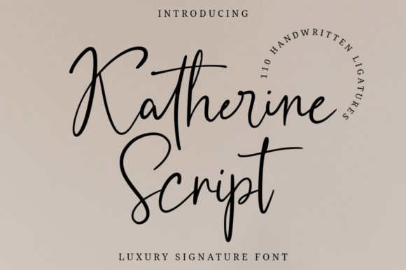 Katherine Script: A Designer's Guide to This Elegant Typeface