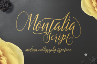 Montalia Script: A Modern Handwritten Calligraphy Font for Creative Projects