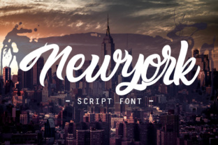 Newyork Script: A Bold Handmade Font for Striking Designs