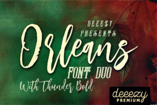 Orleans Script Font Duo: Modern Handdrawn Style for Branding