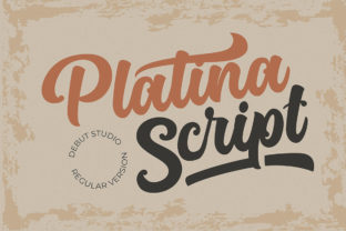 Platina Script - Regular: A Bold Handwritten Font for Impact