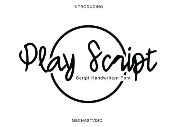 Play Script: A Handwritten Font with Natural Spark