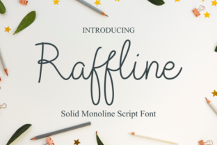 Raffline Script: A Handwritten Monoline Font for Modern Brands