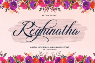 Reghinatha Script: A Modern Font for Feminine & Creative Designs