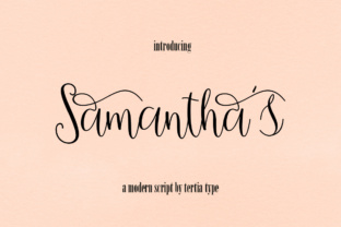 Samantha's Script: Where Classic Elegance Meets Modern Punch