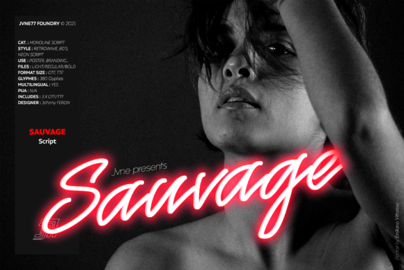 Sauvage Neon Script: A Font with Personality and Flow