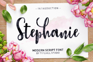 Stephanie Script: A Modern Script Font with Character
