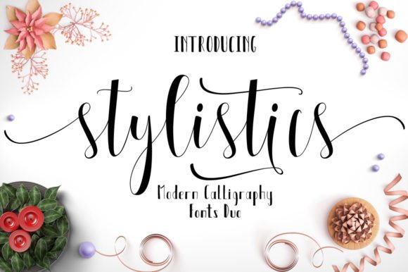 Stylistics Script: A Font Duo for Modern, Handmade Branding