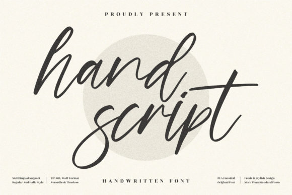 The Sweet Delicacy of Hand Script in Modern Design