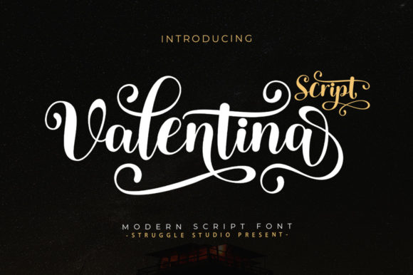 Valentina Script: The Handwritten Font for Elegant Designs